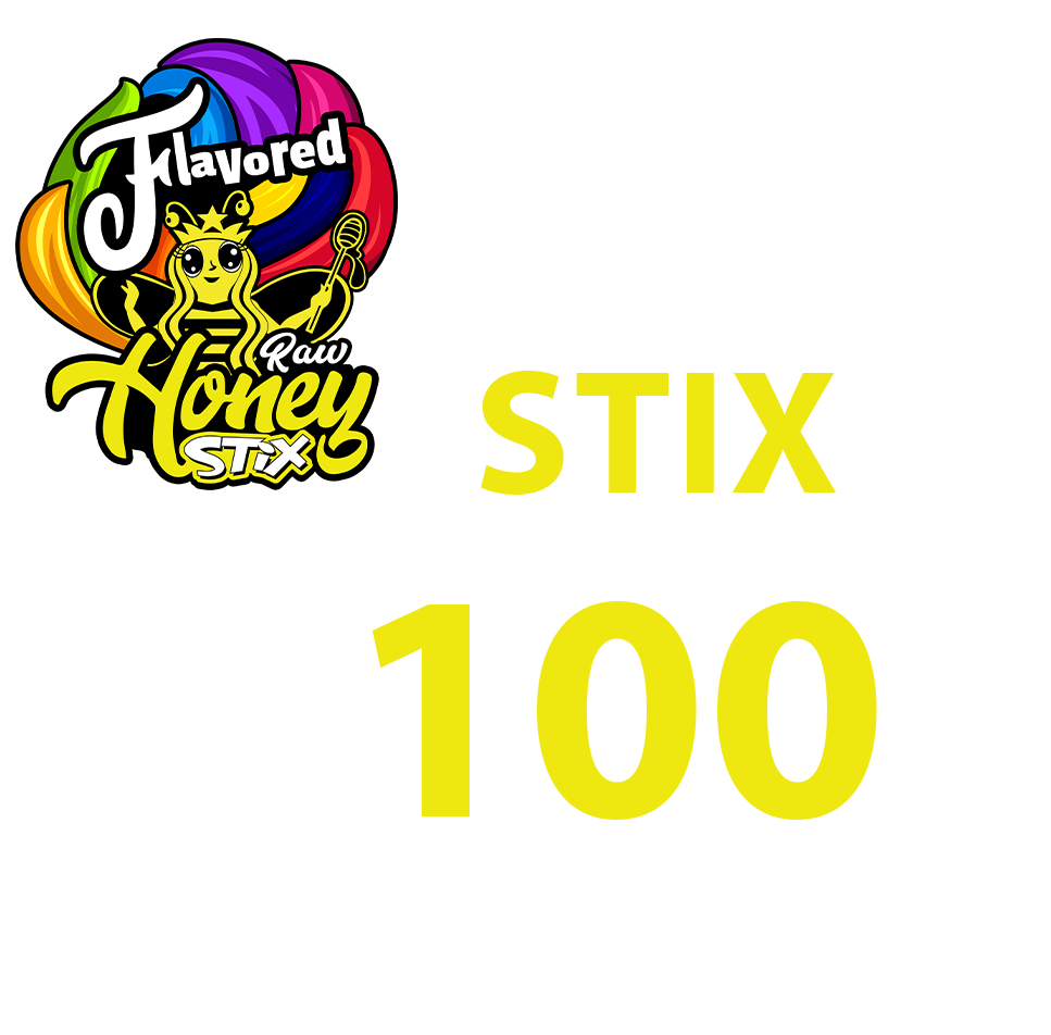 100 Flavored Honey Stix, Honey Stick, Honey Straw