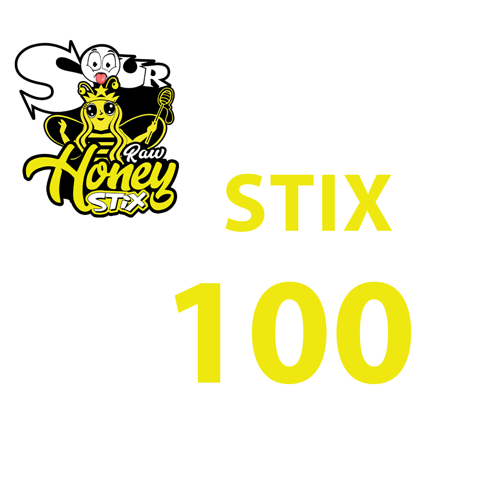 100 Sour Honey Stix, Honey Stick, Honey Straw