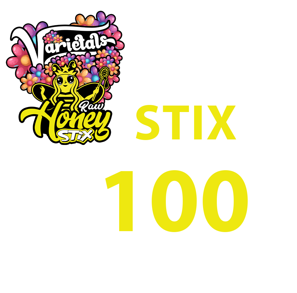 100 Varietals Honey Stix, Honey Stick, Honey Straw