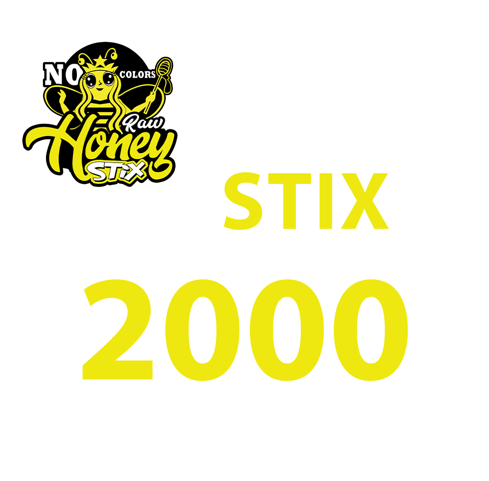 2000 Natural Honey Stix