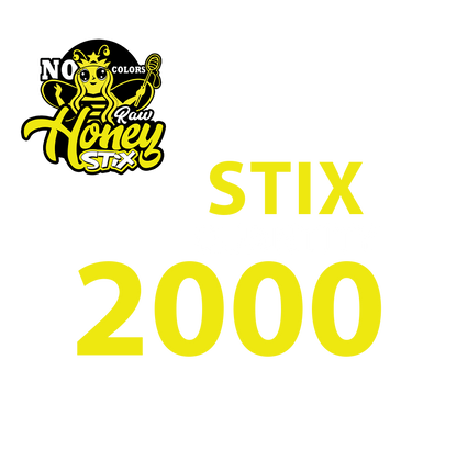 2000 Natural Honey Stix