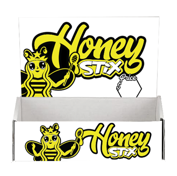 Queen Stix Design - Honey Stix, Honey Stick, Honey Straw Pack Display Only